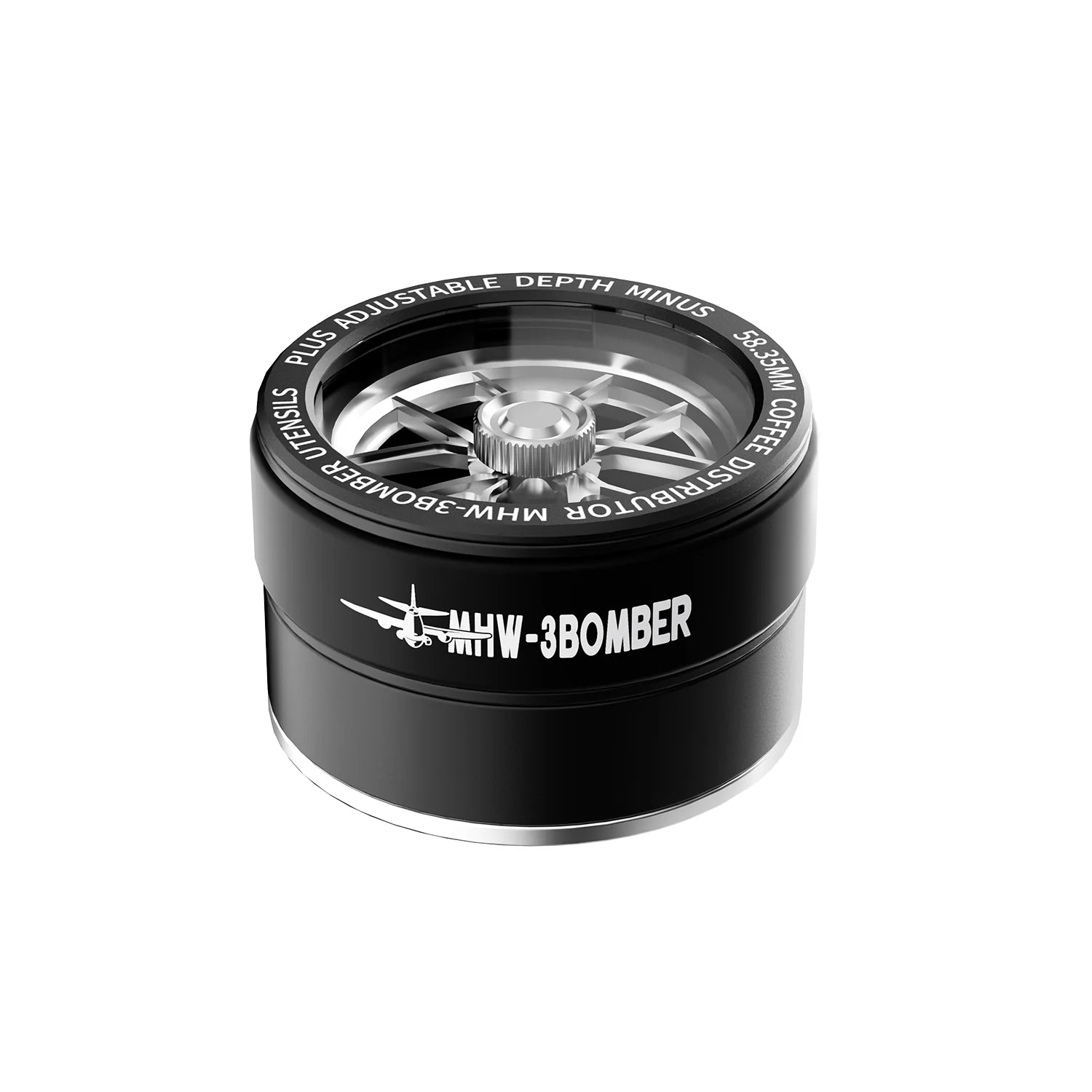Yu Series-Infinite Coffee Distributor-Black-58.35mm