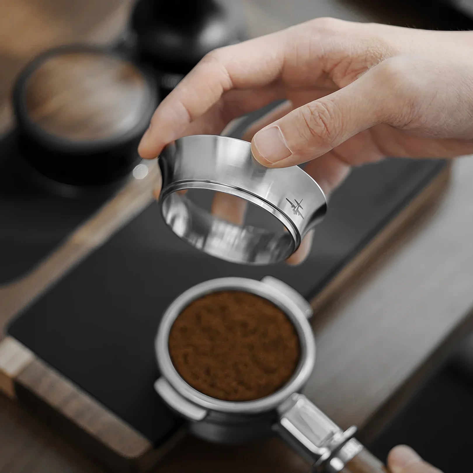 MHW-3BOMBER Stainless Steel Coffee Dosing Ring