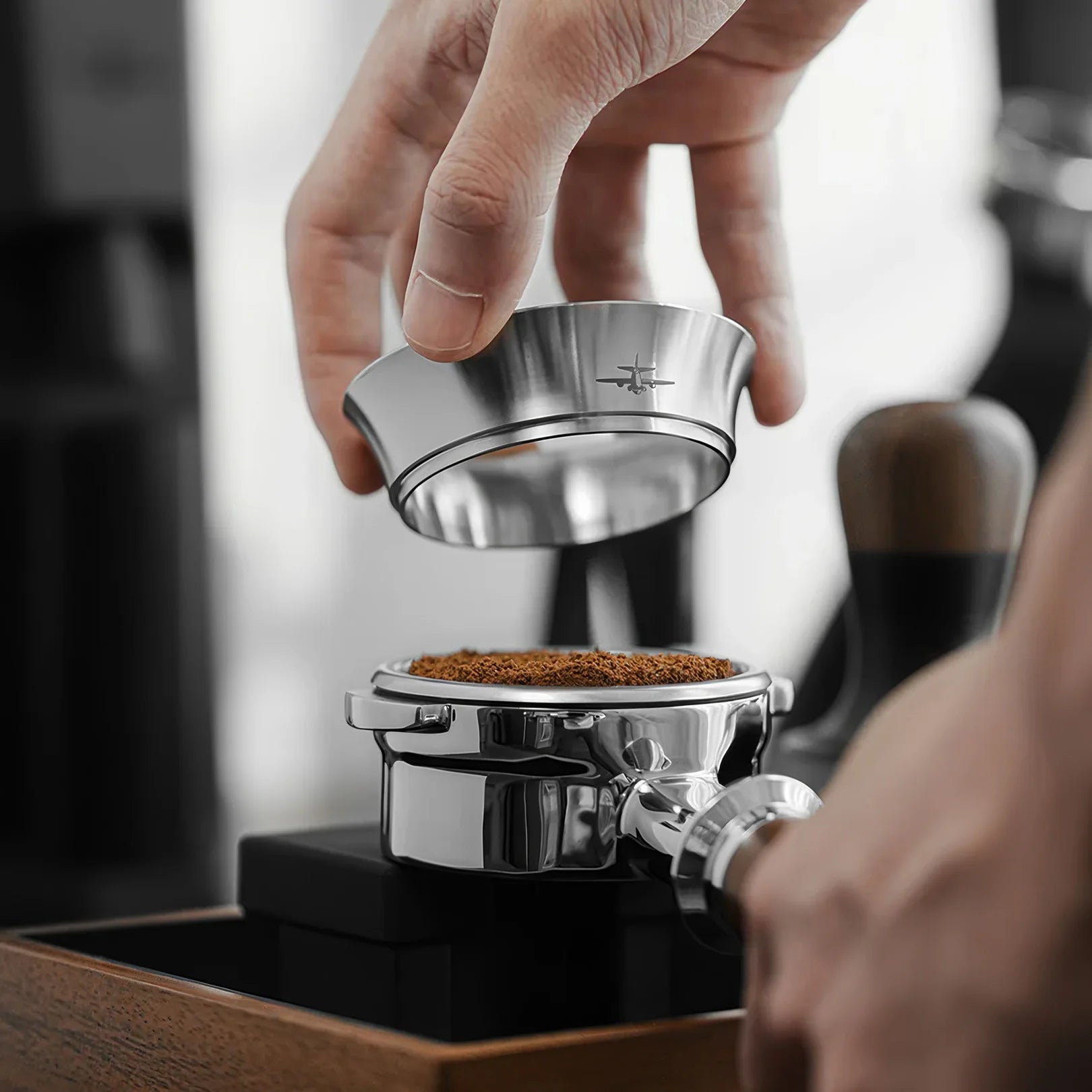 MHW-3BOMBER Stainless Steel Coffee Dosing Ring