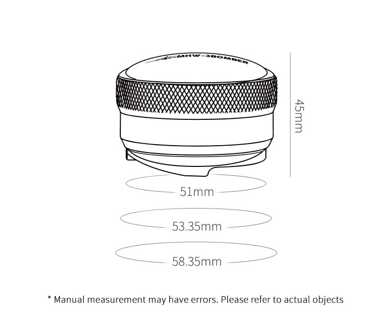 MHW-3BOMBER CD-Texture Tamper & Distributor