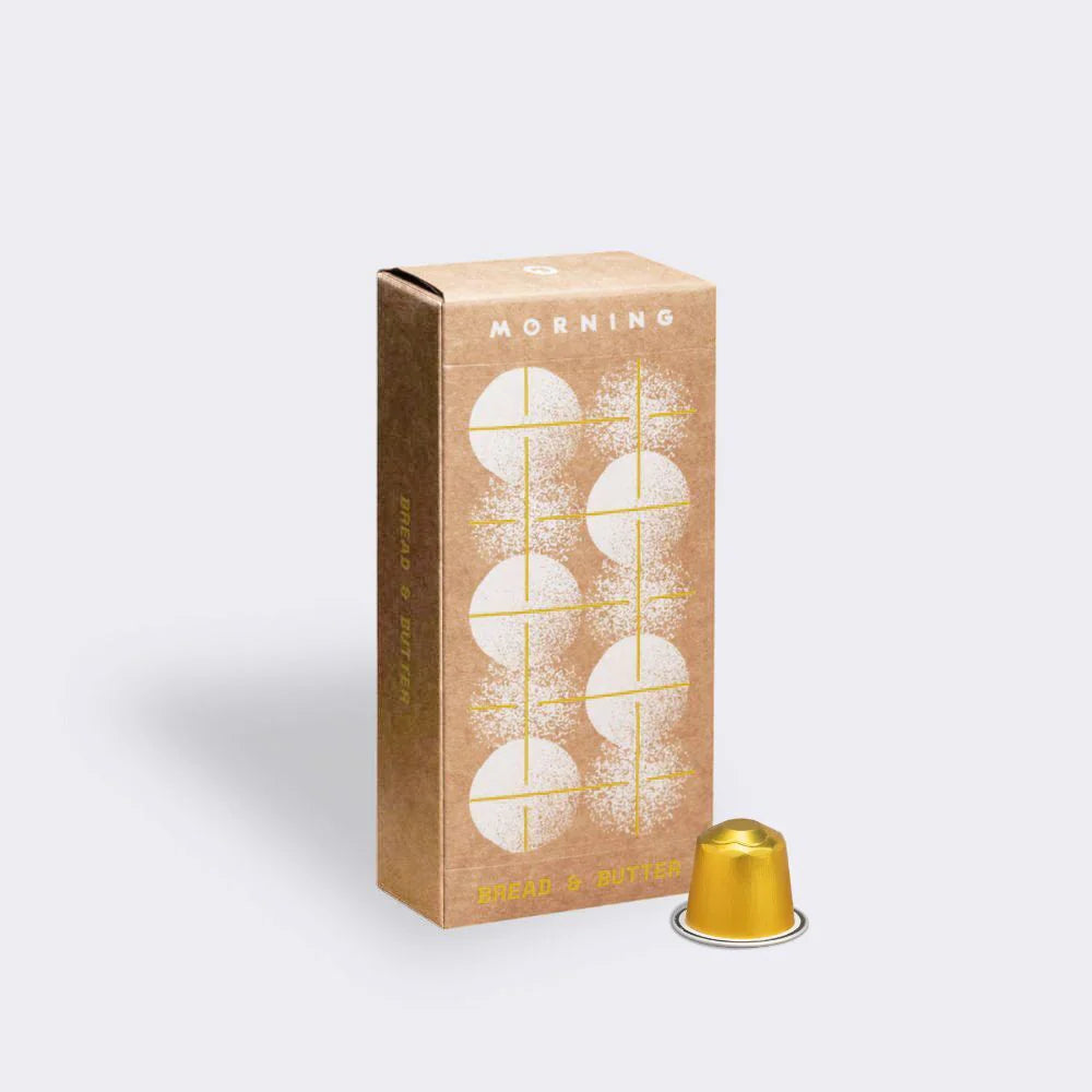 MORNING - 麵包牛油 Bread & Butter｜日常必飲 醇厚深焙拼配咖啡膠囊
