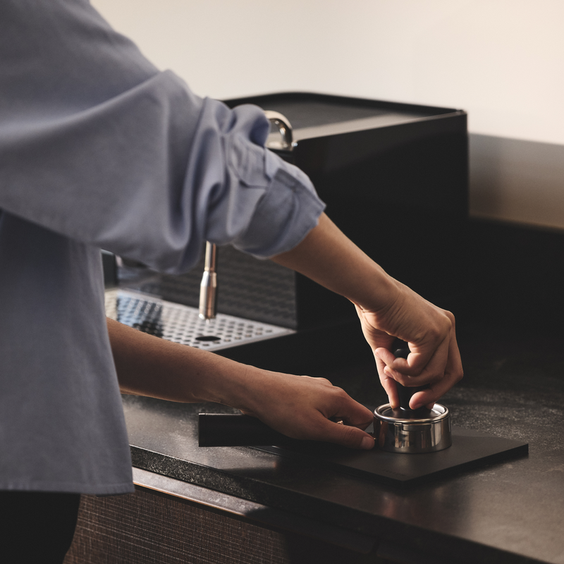 Espresso Tamping Mat Black