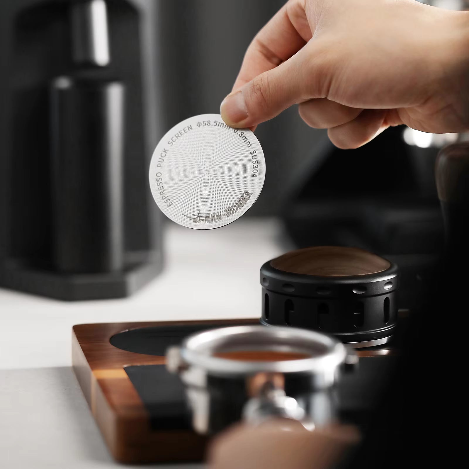MHW-3BOMBER - Espresso Puck Screen - 58.5mm
